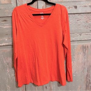 Sonoma V-neck Long Sleeve Tee